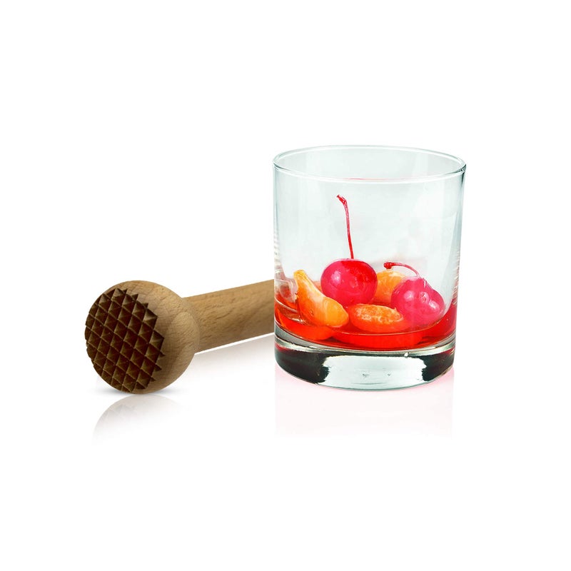 efo Wooden Muddler for Cocktails â€“ Durable Wood Ice Crusher â€“ Stylish Wooden Mojito Muddler Bar Tool â€“ Handy Cocktail Muddler- Perfect Masher Kitchen Tool for Garlic Avocado Herbs and Fruits - Image 5